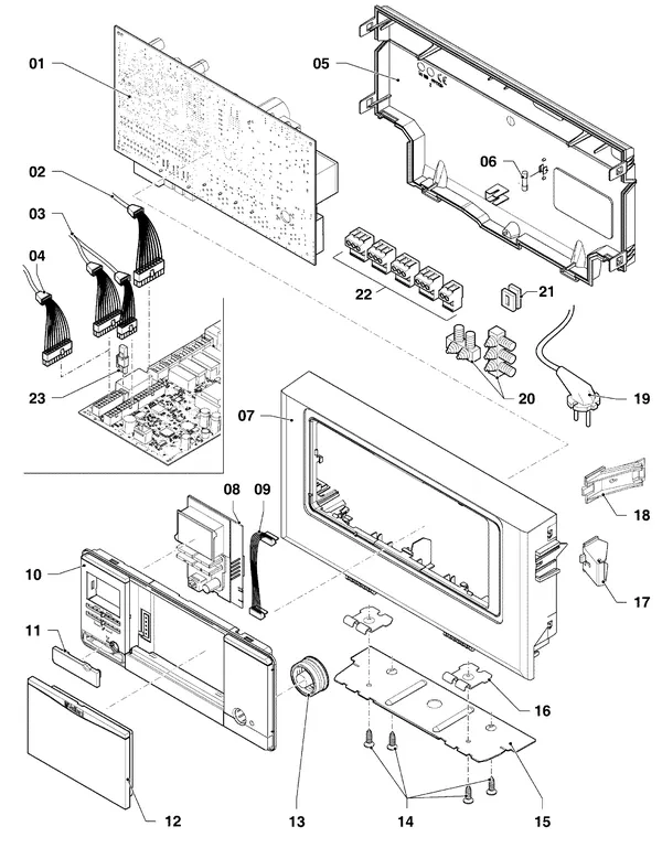 Exploded view Vaillant ecoTEC plus VHR 20-24/5-5 R3: Schakelkast