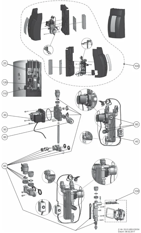 Exploded view Wolf BSP-FW-2-60: Overview